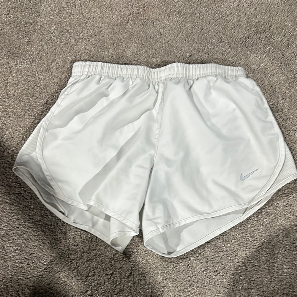 Nike Youth White Athletic Shorts